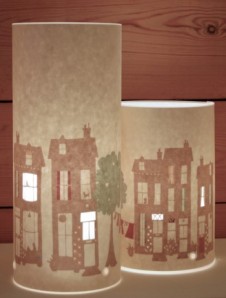 Tall and small house lamps